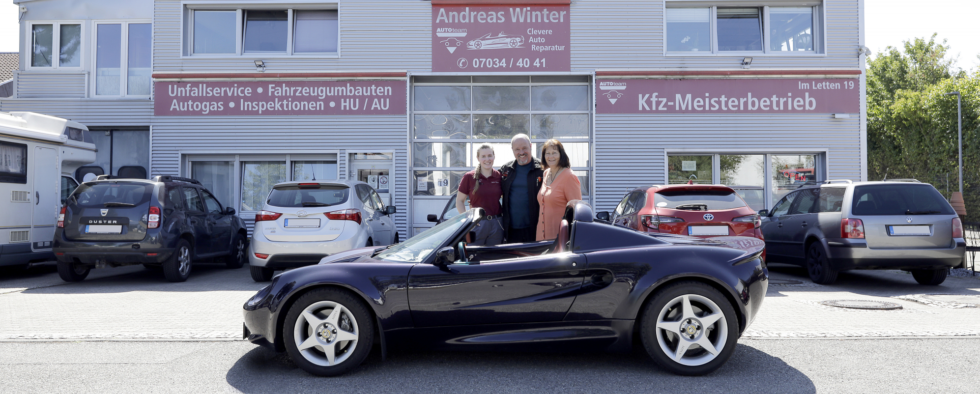 KFZ Winter die Familie 